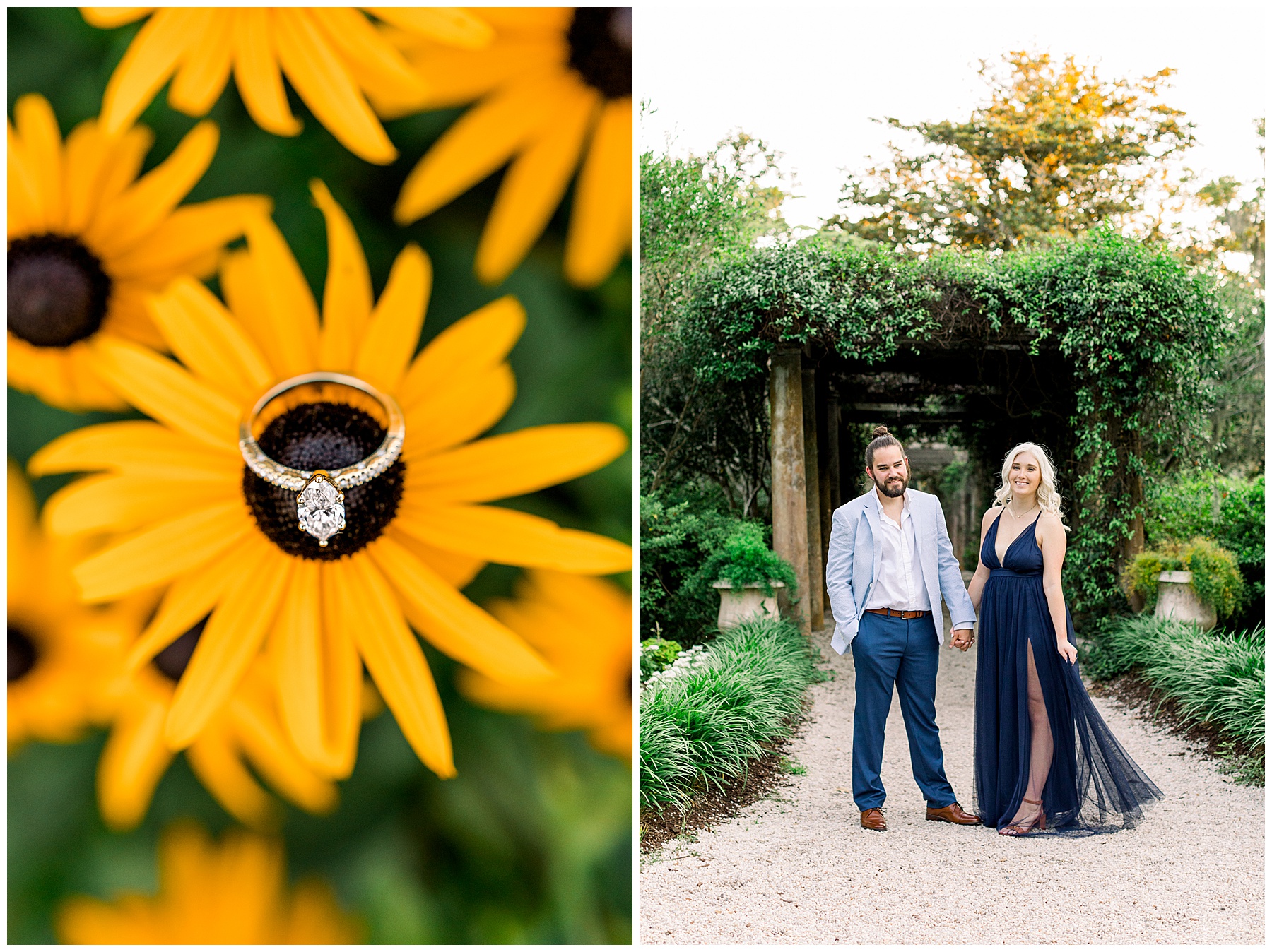 Airlie Gardens Engagement Session - Wrightsville Beach - Tiffany L Johnson Photography