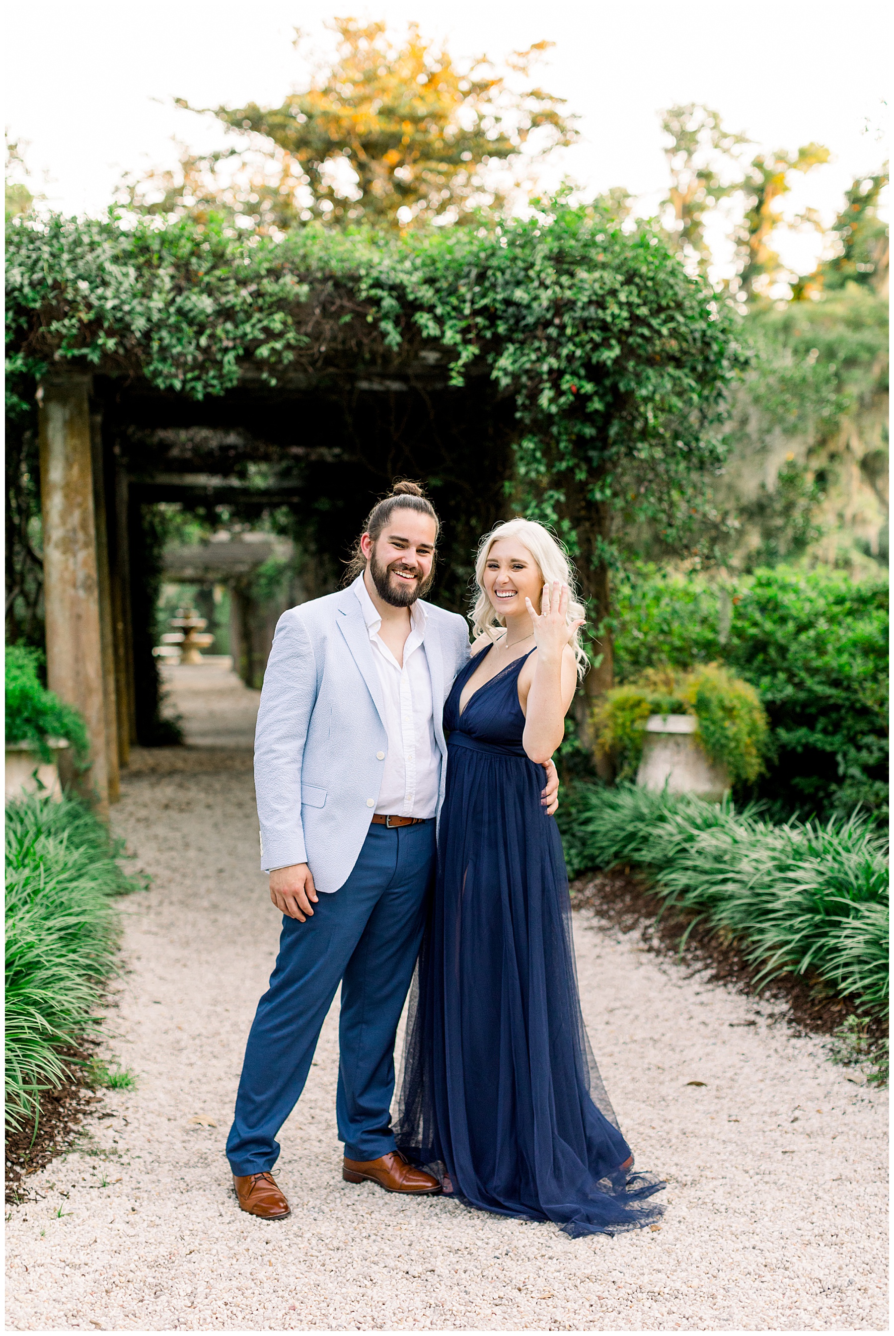 Airlie Gardens Engagement Session - Wrightsville Beach - Tiffany L Johnson Photography