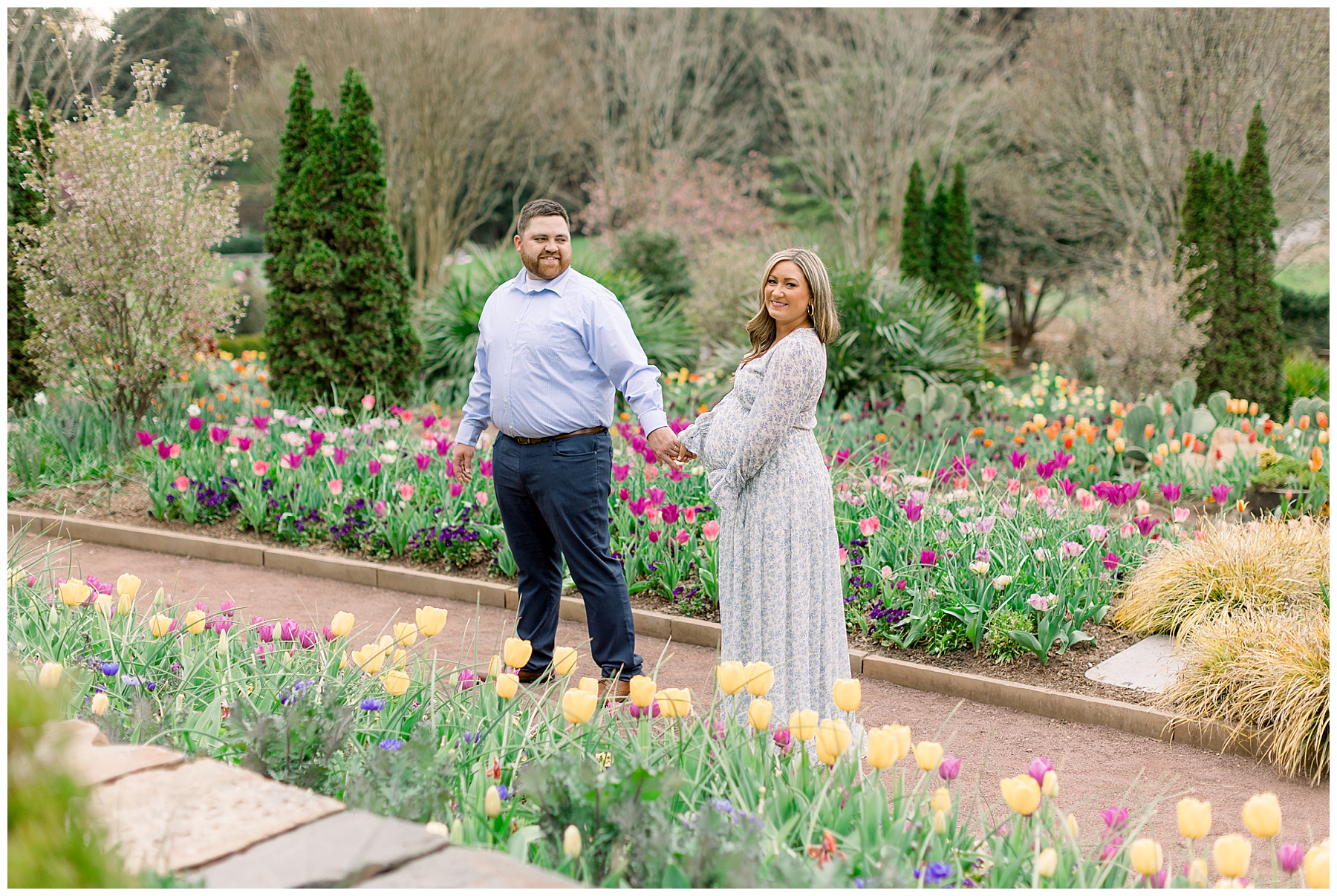 Duke Gardens Maternity Session - Tiffany L Johnson Photography_0044