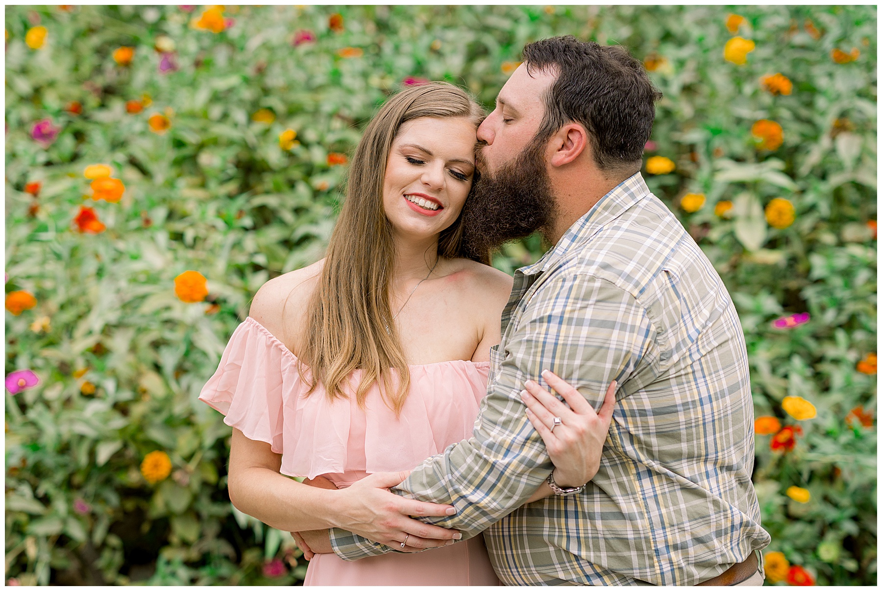 Raleigh Rose Garden Engagement Session - Tiffany L Johnson Photography_0006