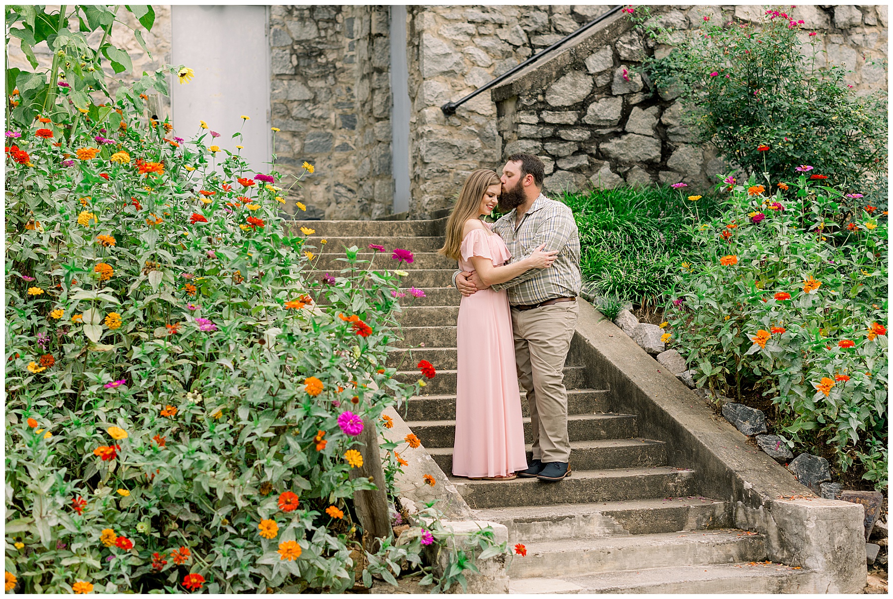 Raleigh Rose Garden Engagement Session - Tiffany L Johnson Photography_0010