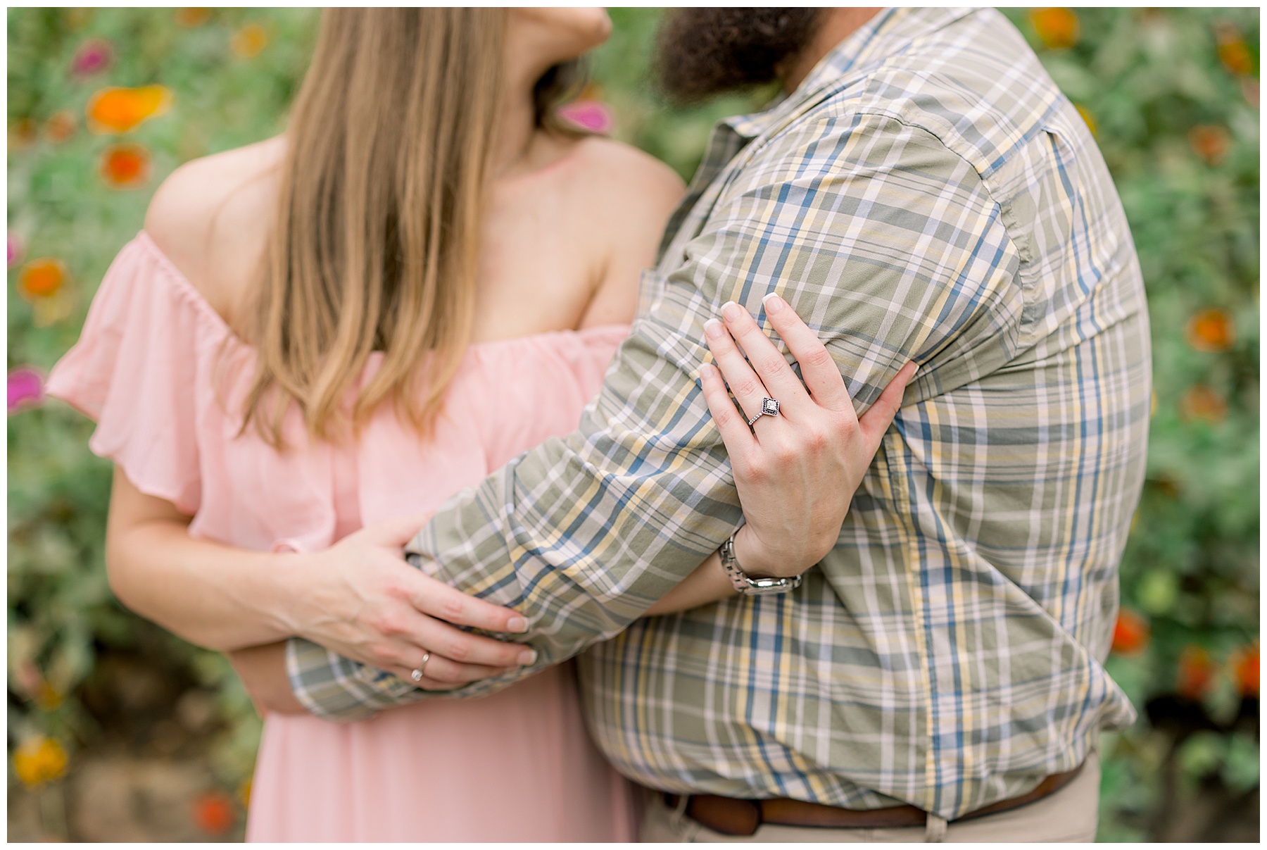 Raleigh Rose Garden Engagement Session - Tiffany L Johnson Photography_0012