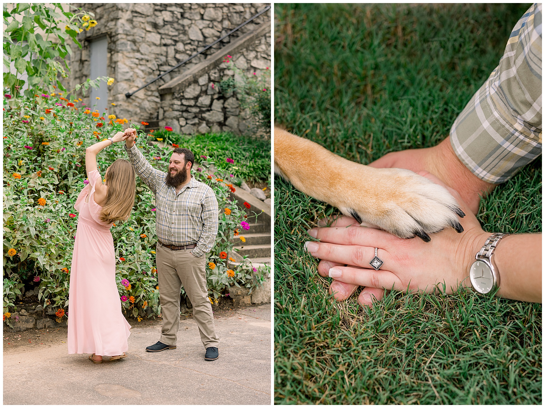Raleigh Rose Garden Engagement Session - Tiffany L Johnson Photography_0013
