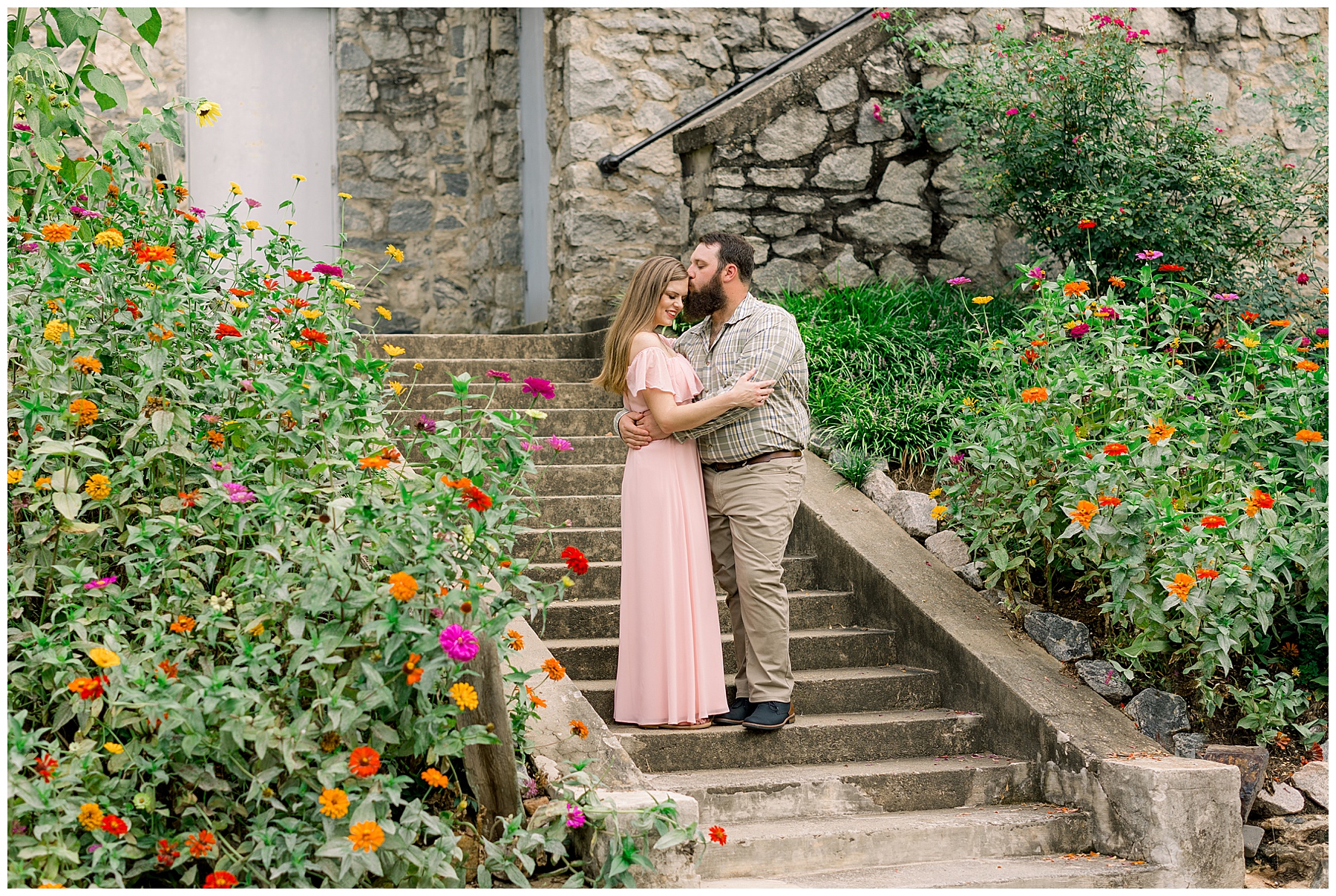 Raleigh Rose Garden Engagement Session - Tiffany L Johnson Photography_0016