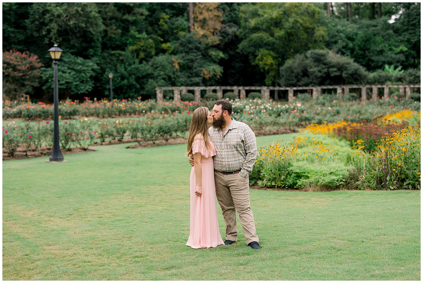 Raleigh Rose Garden Engagement Session - Tiffany L Johnson Photography_0018