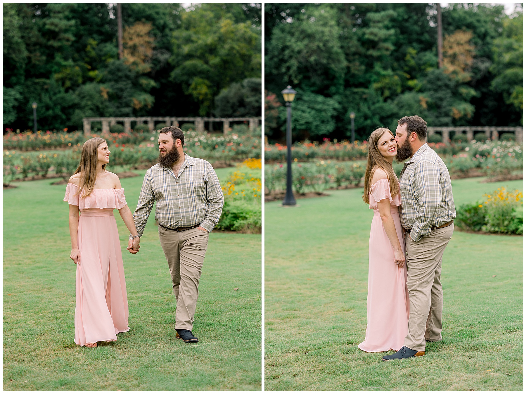 Raleigh Rose Garden Engagement Session - Tiffany L Johnson Photography_0019