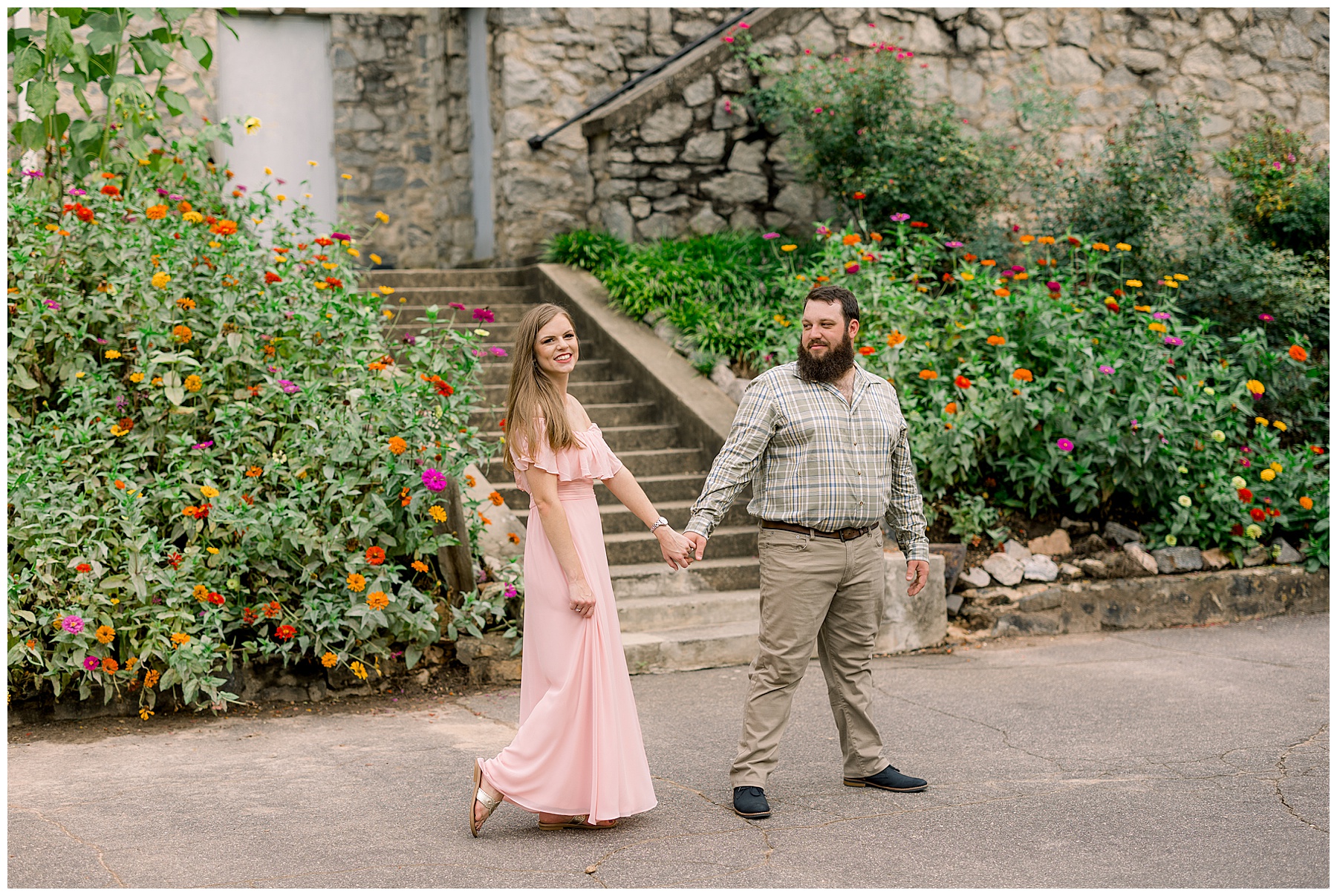 Raleigh Rose Garden Engagement Session - Tiffany L Johnson Photography_0024