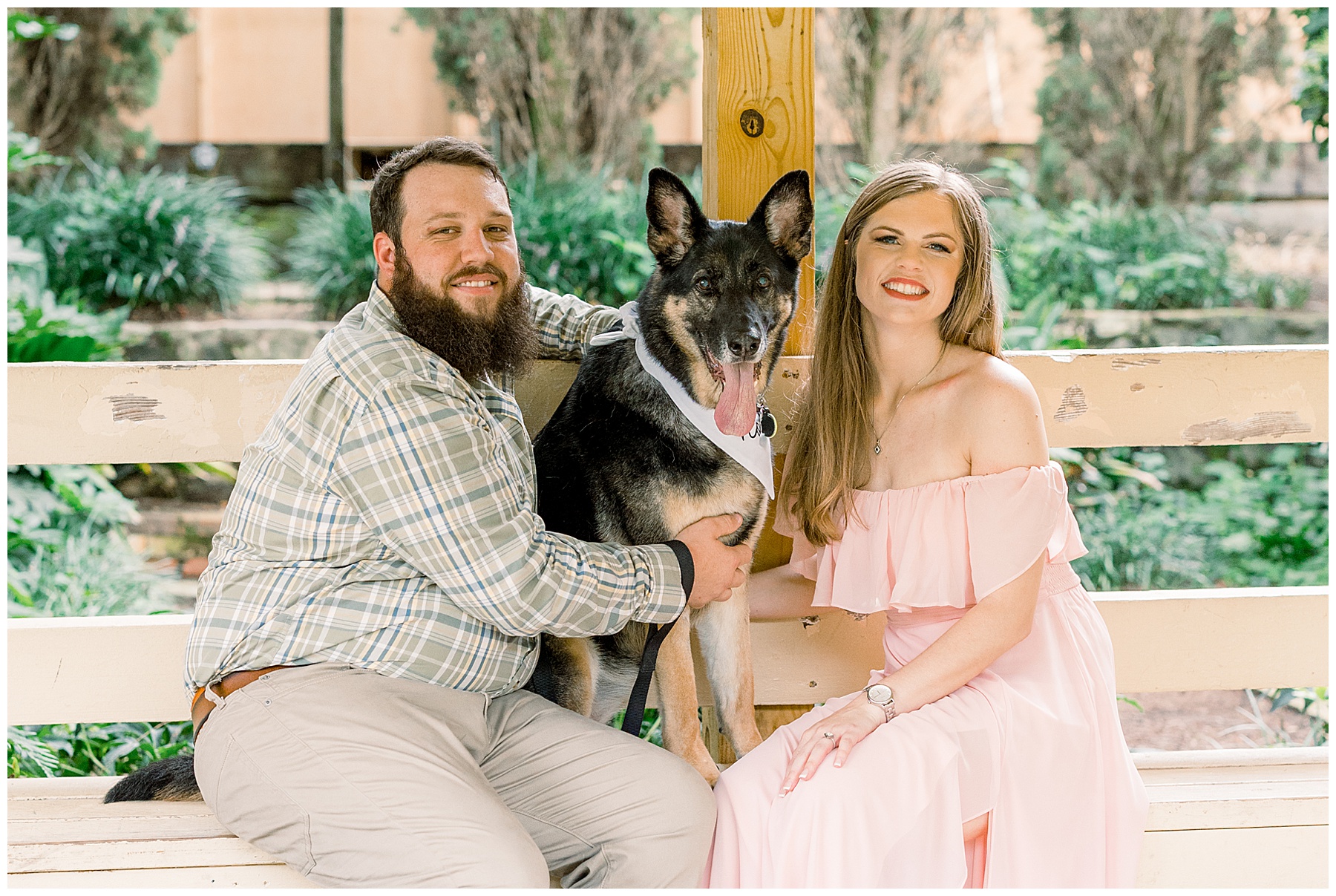 Raleigh Rose Garden Engagement Session - Tiffany L Johnson Photography_0026