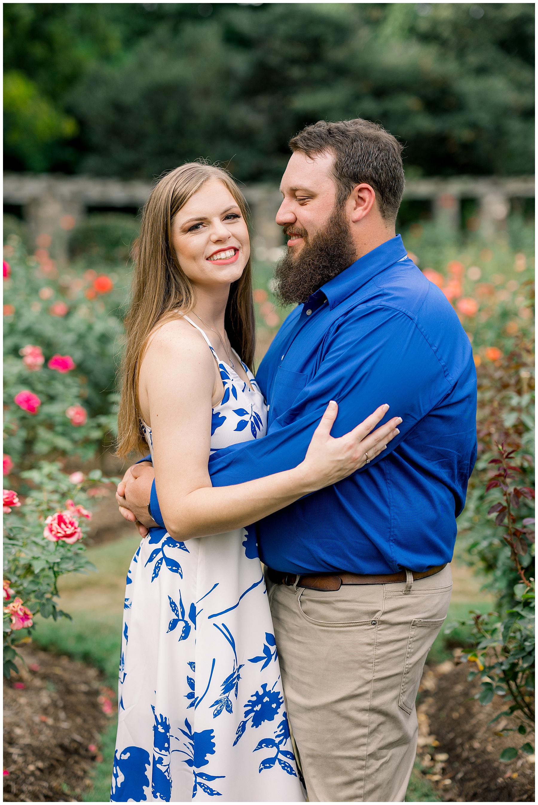 Raleigh Rose Garden Engagement Session - Tiffany L Johnson Photography_0040