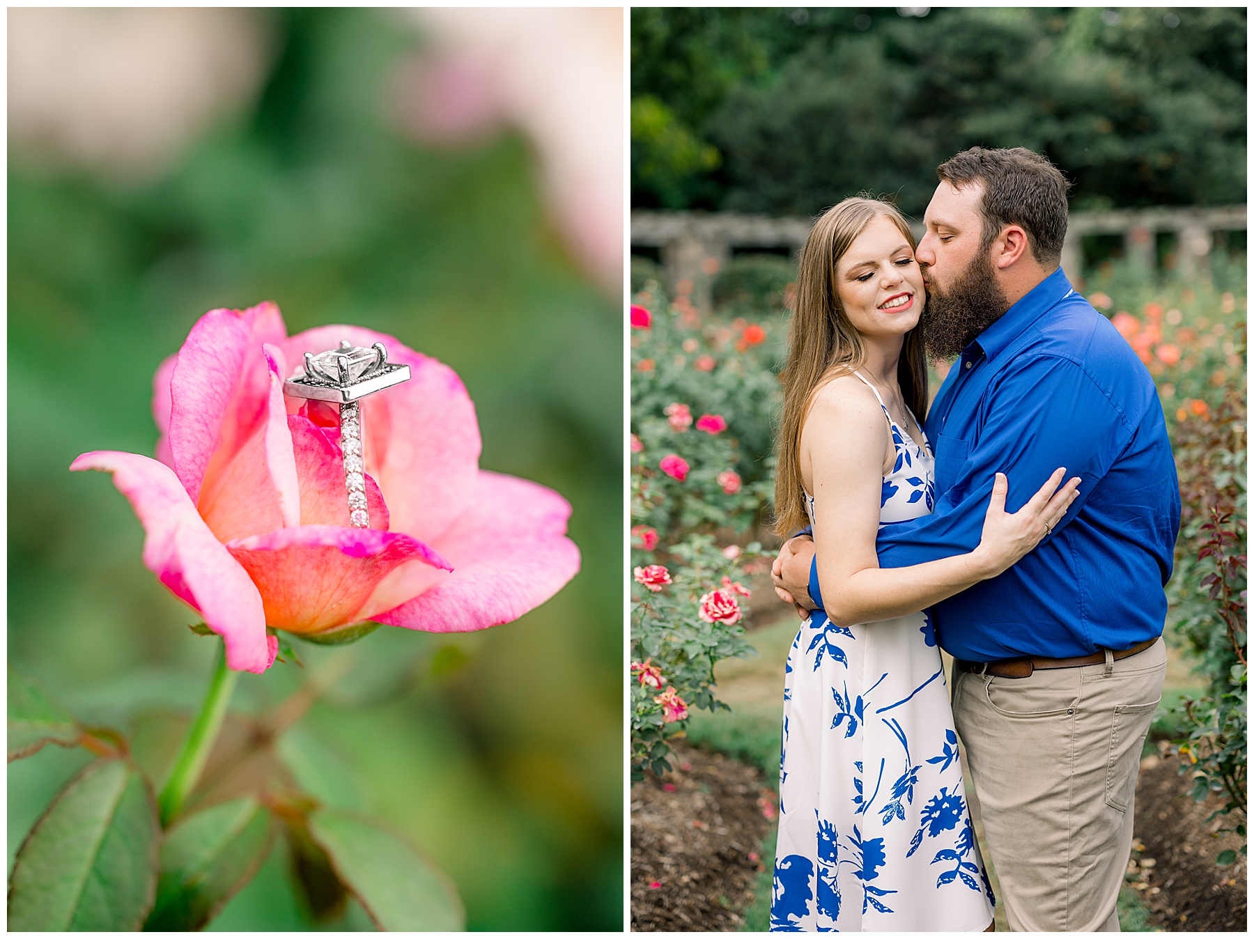 Raleigh Rose Garden Engagement Session - Tiffany L Johnson Photography_0041