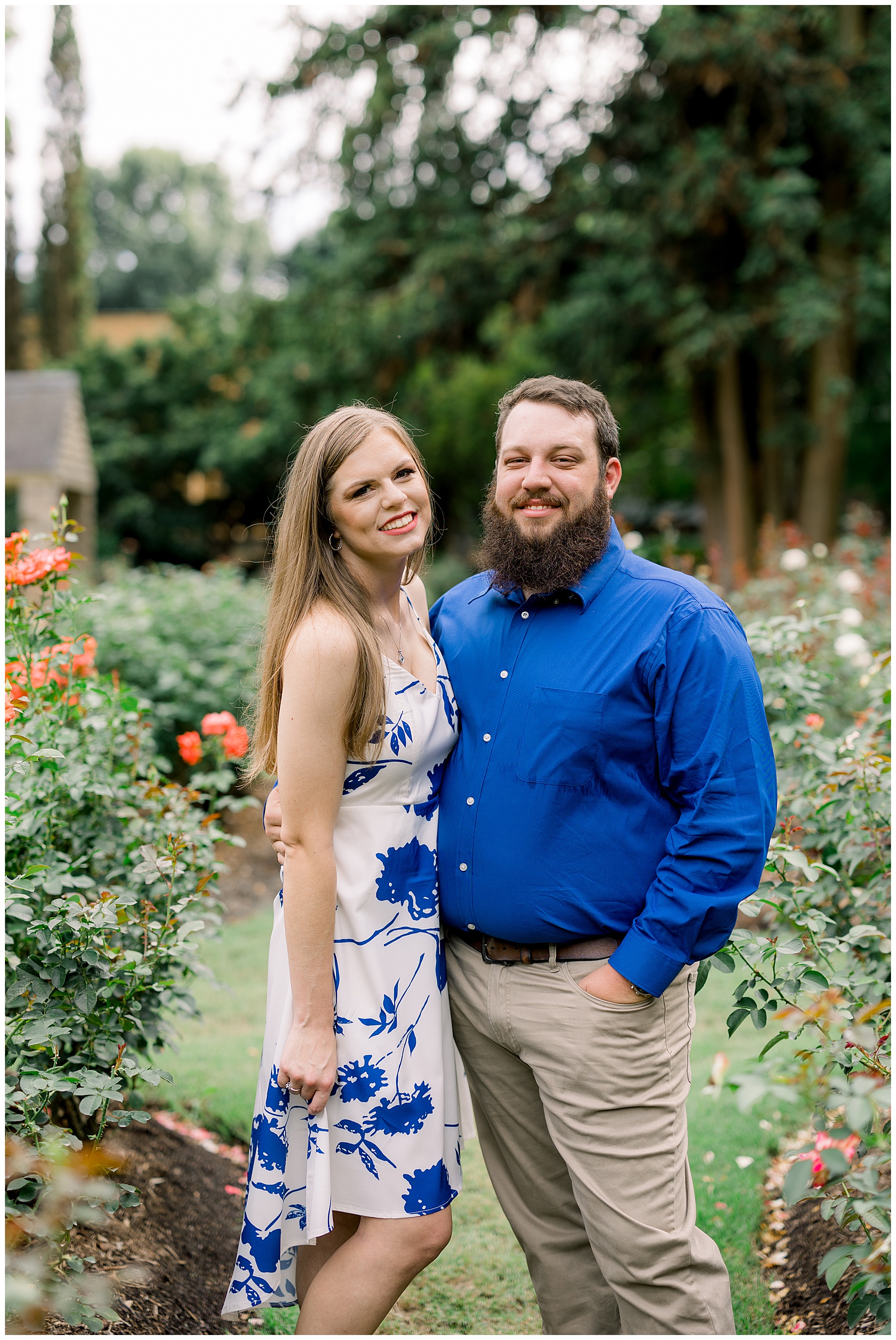 Raleigh Rose Garden Engagement Session - Tiffany L Johnson Photography_0042