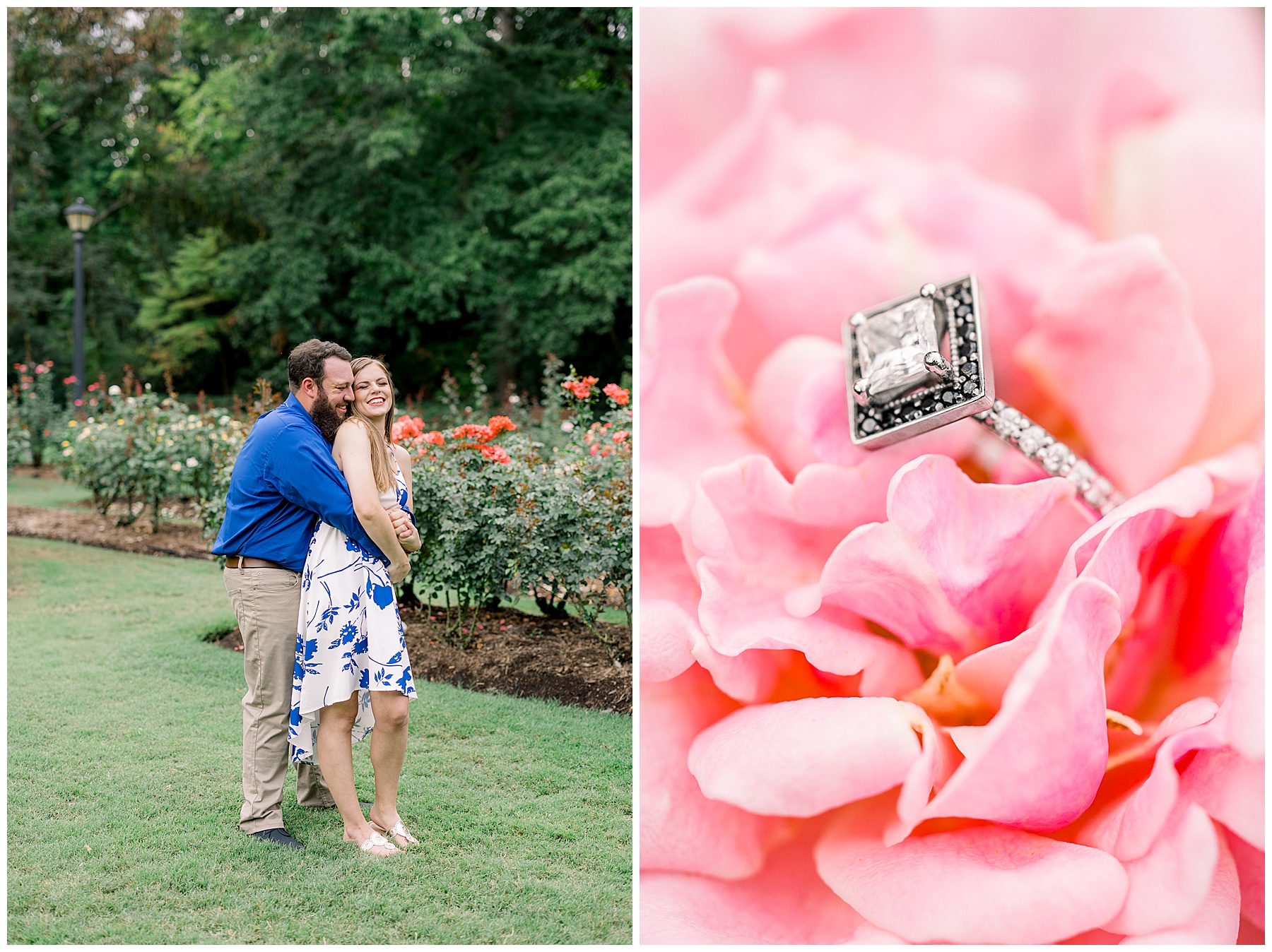 Raleigh Rose Garden Engagement Session - Tiffany L Johnson Photography_0047