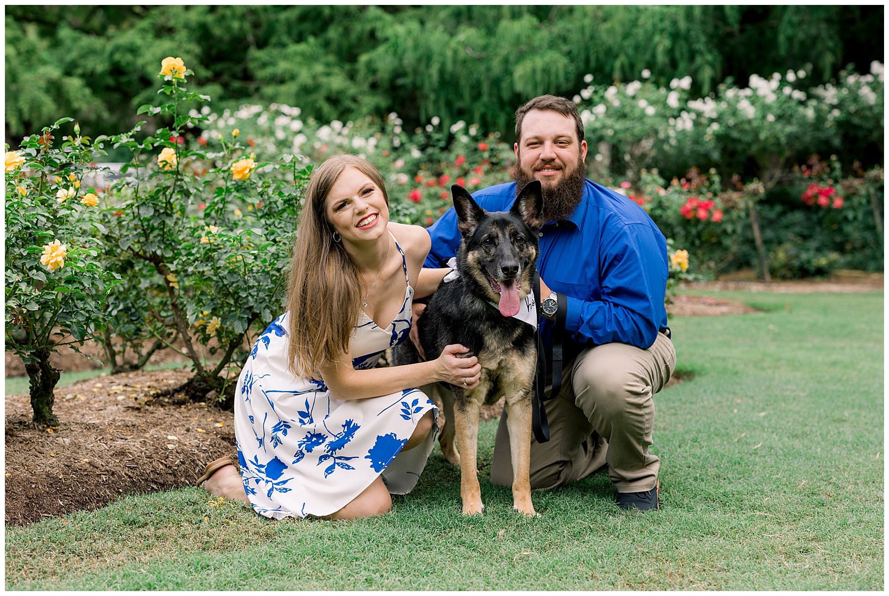 Raleigh Rose Garden Engagement Session - Tiffany L Johnson Photography_0048