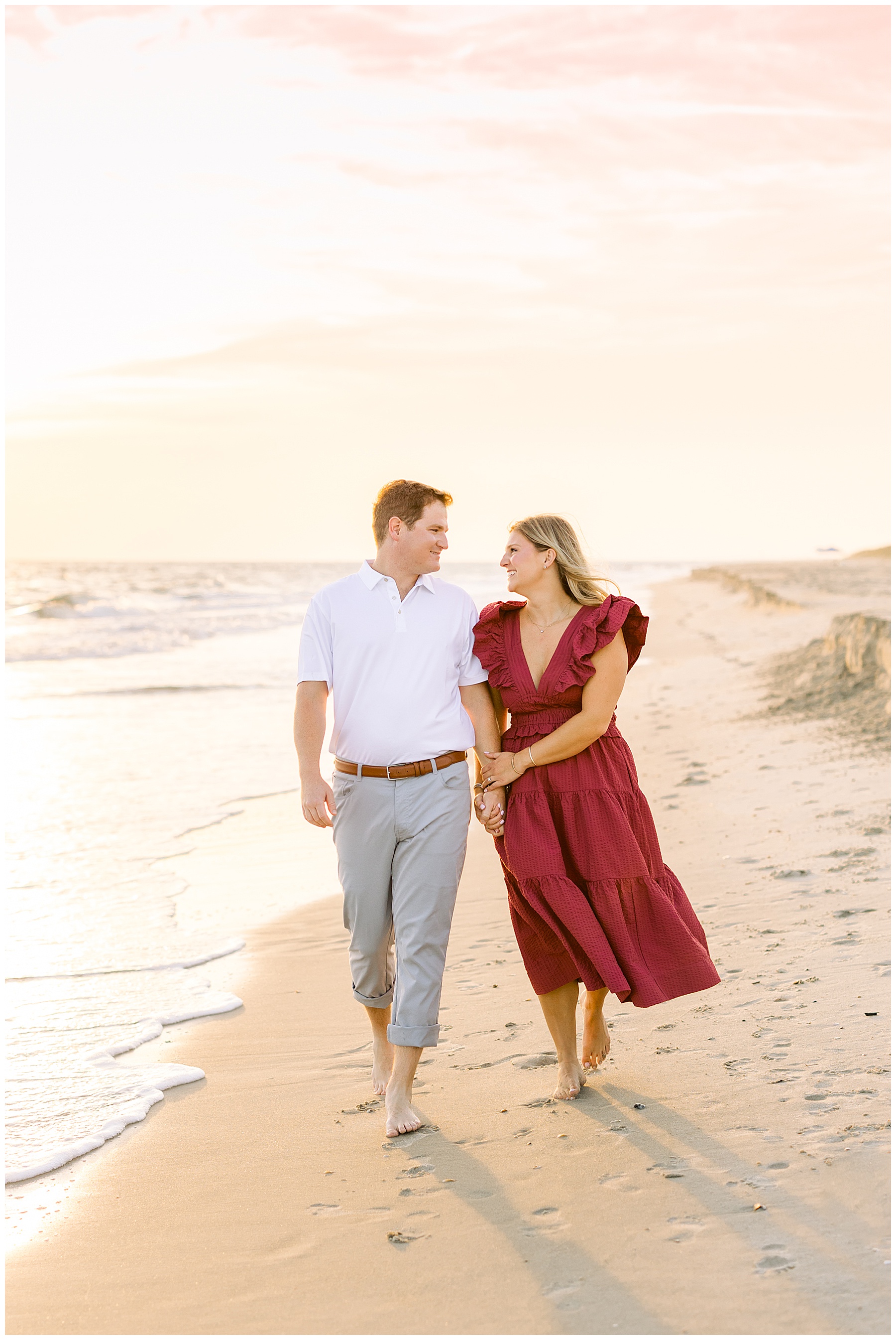 Oak Island Engagement Session - Tiffany L Johnson Photography