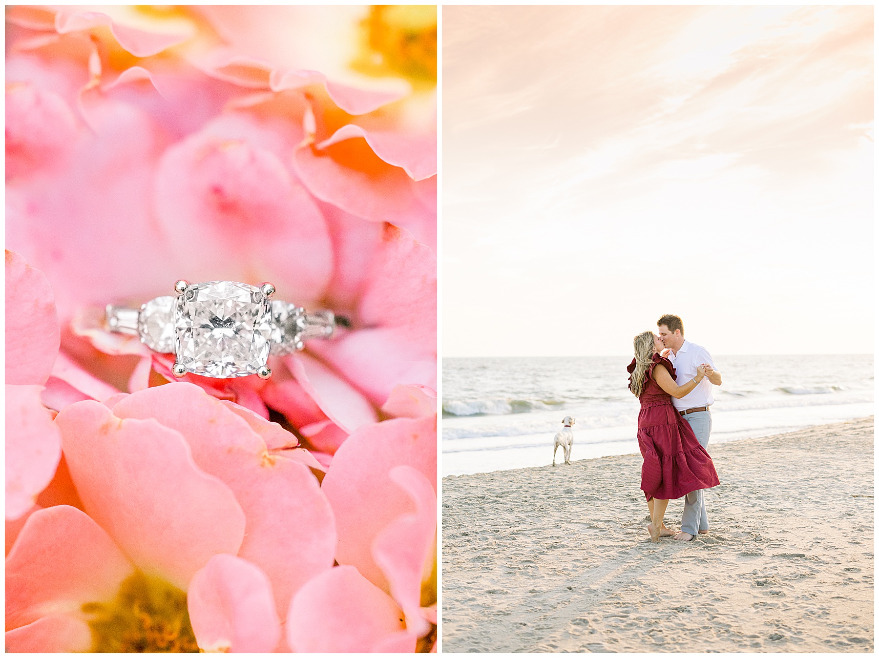 Oak Island Engagement Session - Tiffany L Johnson Photography