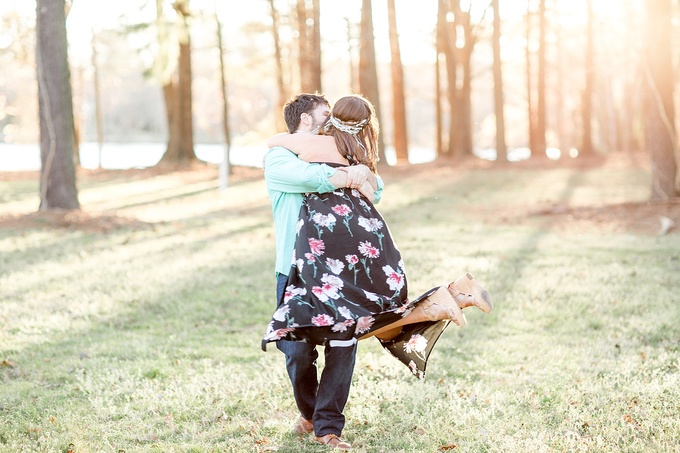 Lake Wilson NC Engagement Session