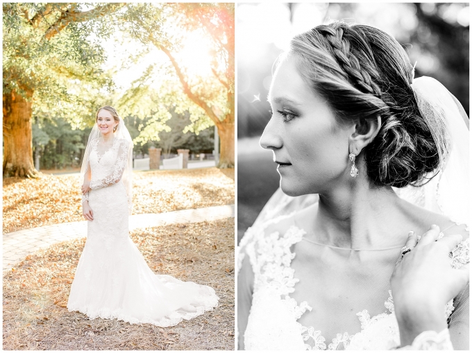 The oaks at salem bridal portrait session-apex nc- tiffany l johnson photography