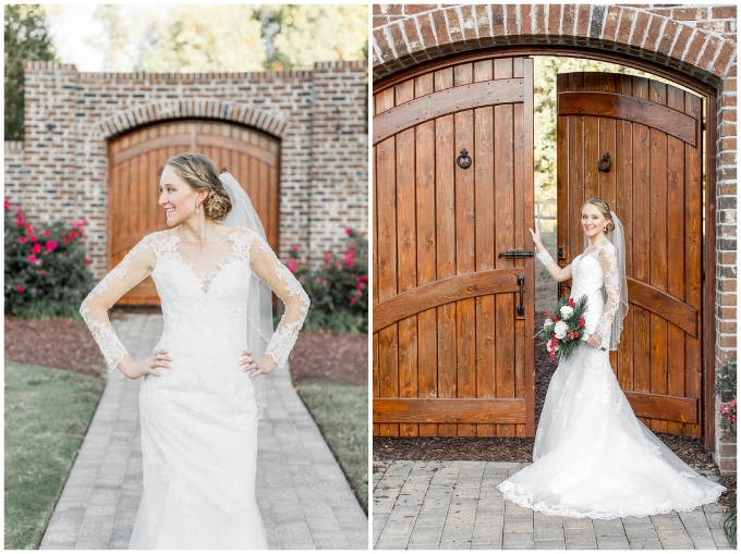 The oaks at salem bridal portrait session-apex nc- tiffany l johnson photography