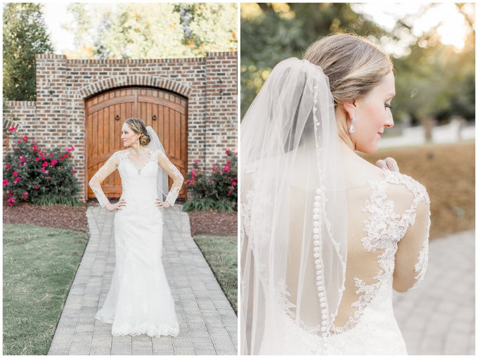 The oaks at salem bridal portrait session-apex nc- tiffany l johnson photography