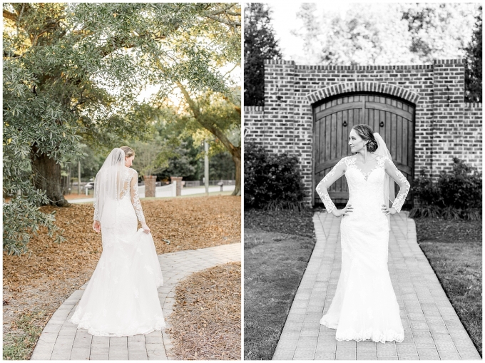 The oaks at salem bridal portrait session-apex nc- tiffany l johnson photography