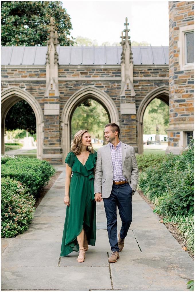 Duke University Engagement Session - Duke Chapel Wedding Photographer - Tiffany L Johnson Photography_0001.jpg