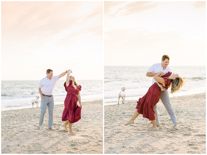 Oak Island Engagement Session - Tiffany L Johnson Photography