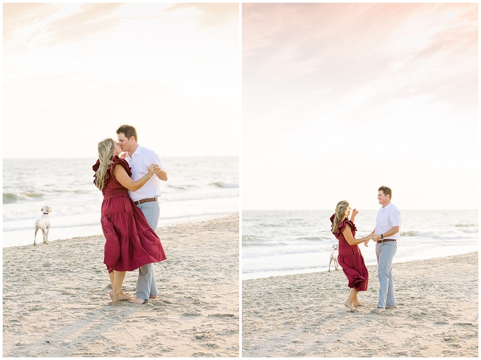 Oak Island Engagement Session - Tiffany L Johnson Photography