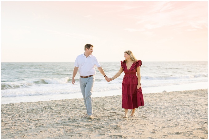 Oak Island Engagement Session - Tiffany L Johnson Photography