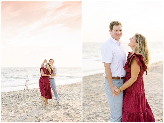 Oak Island Engagement Session - Tiffany L Johnson Photography