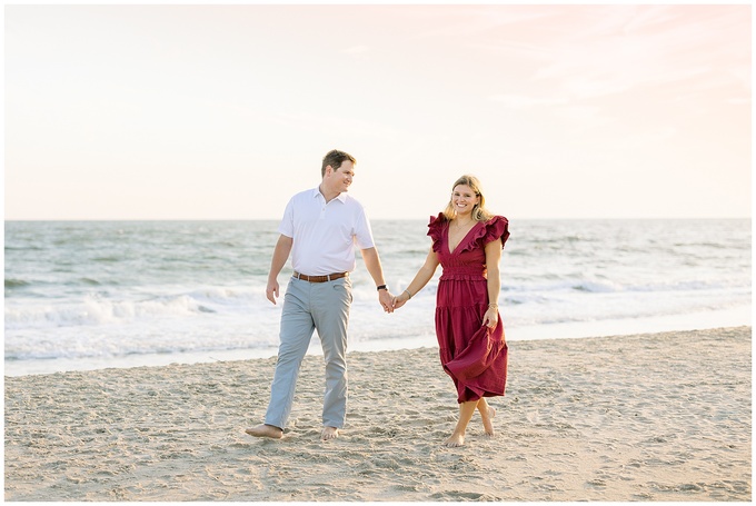 Oak Island Engagement Session - Tiffany L Johnson Photography