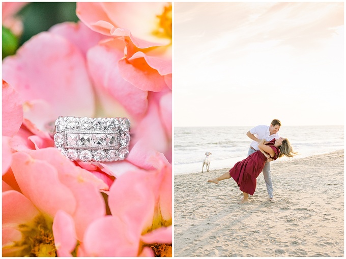 Oak Island Engagement Session - Tiffany L Johnson Photography