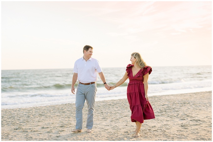 Oak Island Engagement Session - Tiffany L Johnson Photography