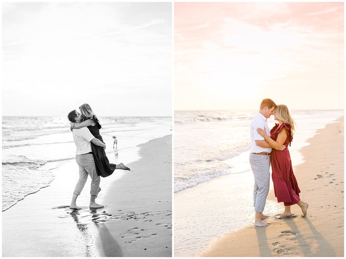 Oak Island Engagement Session - Tiffany L Johnson Photography