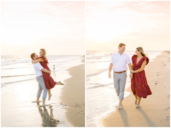 Oak Island Engagement Session - Tiffany L Johnson Photography