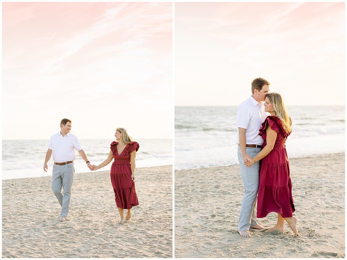 Oak Island Engagement Session - Tiffany L Johnson Photography