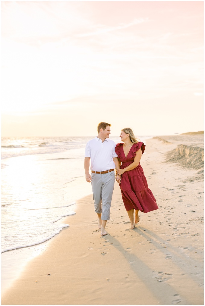 Oak Island Engagement Session - Tiffany L Johnson Photography