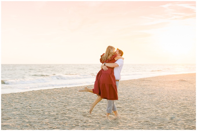 Oak Island Engagement Session - Tiffany L Johnson Photography